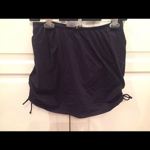 Lands end navy blue swim skirt